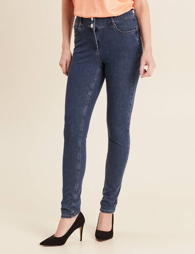 Jean magique le sculptant slim stretch denim brut femme