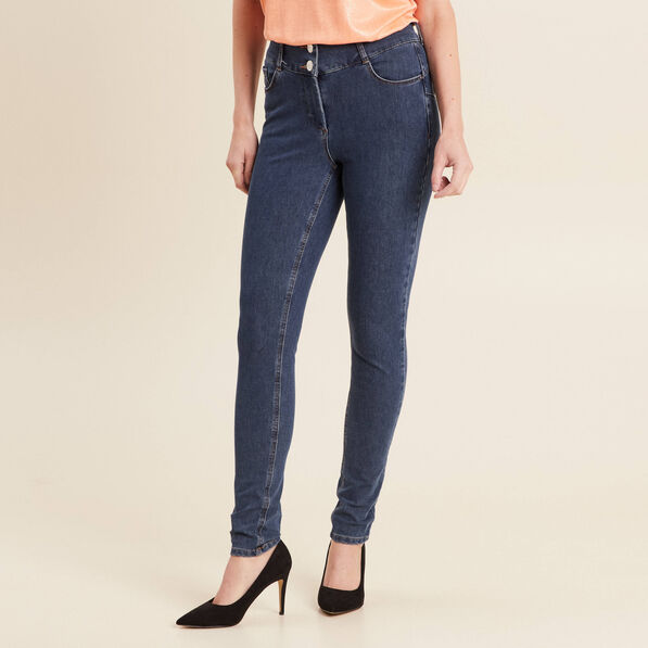 Jean magique le sculptant slim stretch denim brut femme