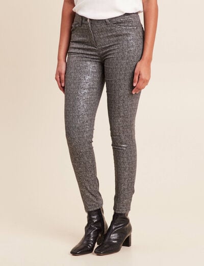 Pantalon magique Le L&eacute;ger enduit gris femme