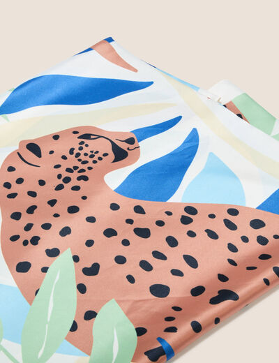 Foulard imprimé multicolore femme