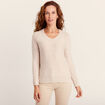 Pull manches longues couleur or femme