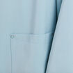 Veste tailleur droite bleu gris femme