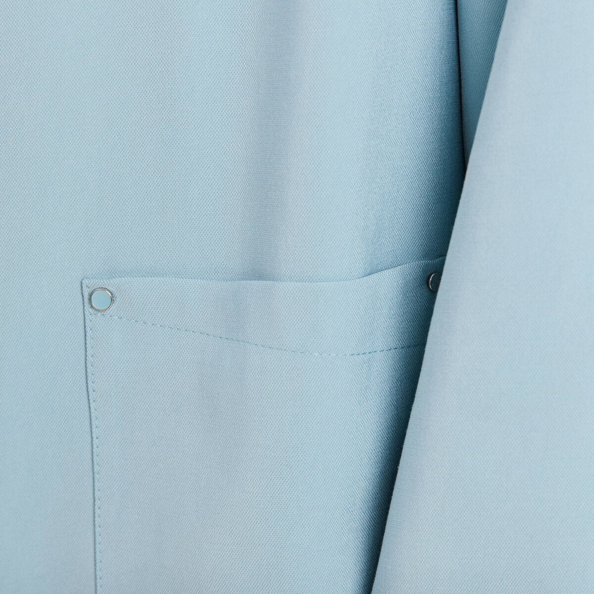 Veste tailleur droite bleu gris femme