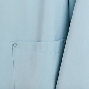 Veste tailleur droite bleu gris femme