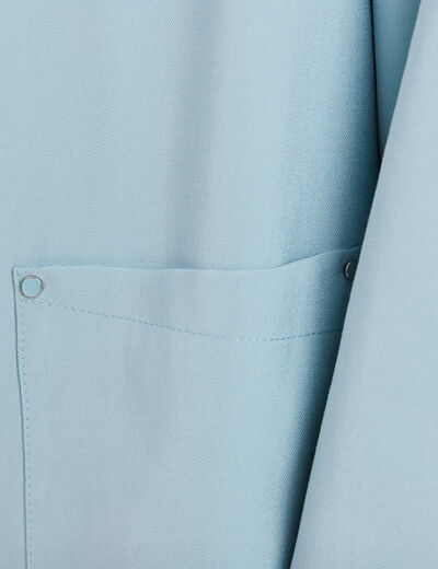 Veste tailleur droite bleu gris femme
