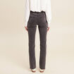 jean bootcut taille standard denim gris femme