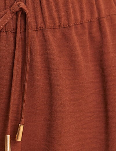 Bermuda marron femme