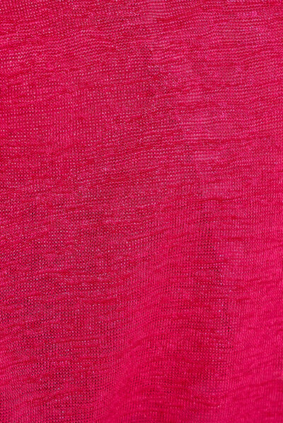 T-shirt manches longues rose framboise femme