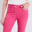 Pantacourt magique Le L&eacute;ger coupe droite rose framboise femme