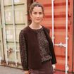 Gilet sans manches marron fonc&eacute; femme