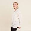 Chemise manches longues ecru femme