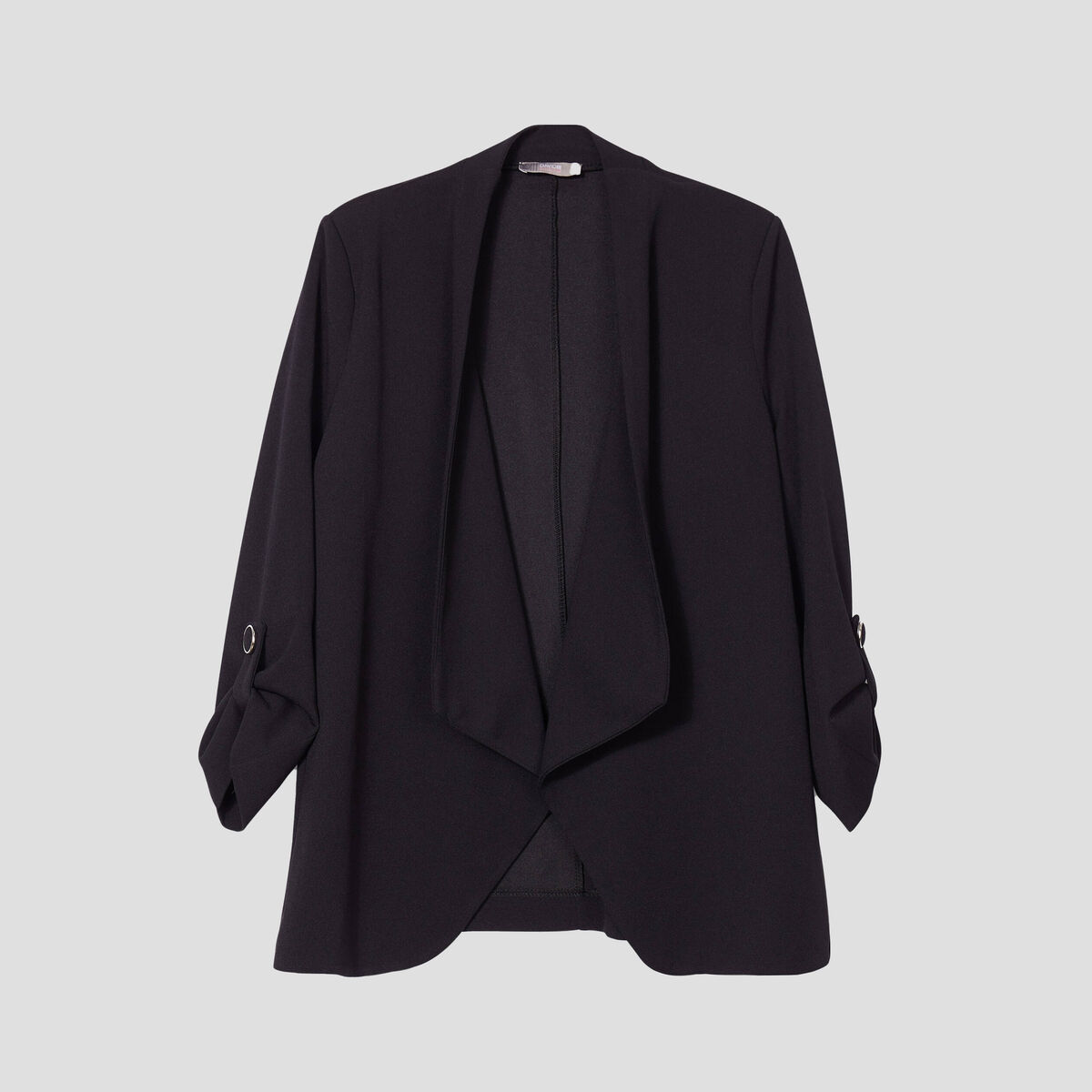 Veste esprit blazer droite noir femme