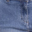 Jean avec strass denim stone femme