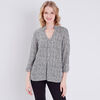Blouse manches 34 noir femme