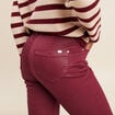 Pantalon magique L'Unique effet brillant bordeaux femme