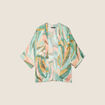 Veste esprit kimono multicolore femme