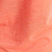 T-shirt col v manches courtes orange fluo femme