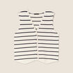 Gilet sans manches blanc femme