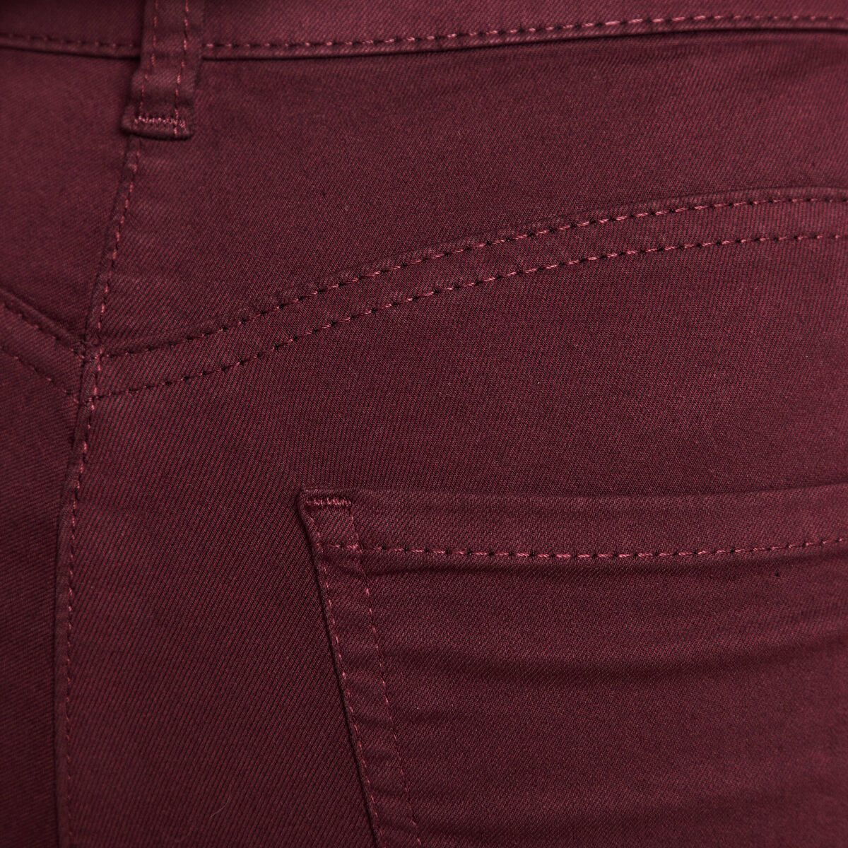 Pantalon magique Le L&eacute;ger coupe ajust&eacute;e bordeaux femme