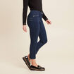 Jean droit taille standard denim brut femme