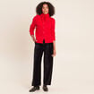 Pantalon en velours noir femme