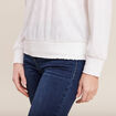 T-shirt manches longues ecru femme