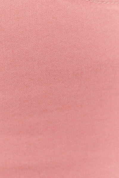 Pantalon léger taille standard 7/8ème rose femme