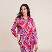 Chemise manches longues rouge femme