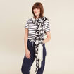 Foulard noir femme
