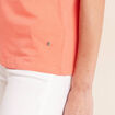 T-shirt manches courtes orange fluo femme