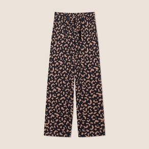 pantalon ample taille haute noir femme Pantalon ample taille haute noir femme