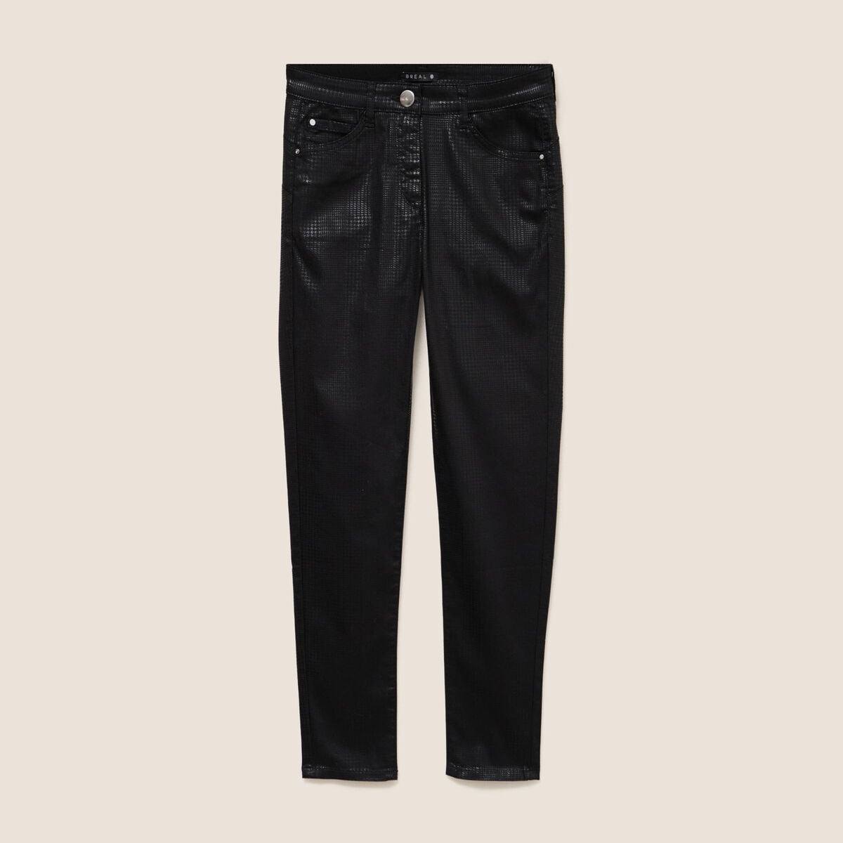 Pantalon magique Le L&eacute;ger enduit noir femme