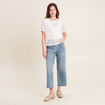 T-shirt manches courtes ecru femme