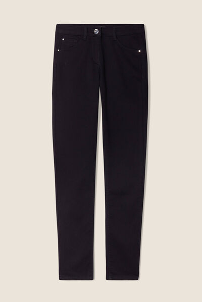 Pantalon chaud magique noir femme