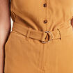 Combinaison pantalon fluide camel femme
