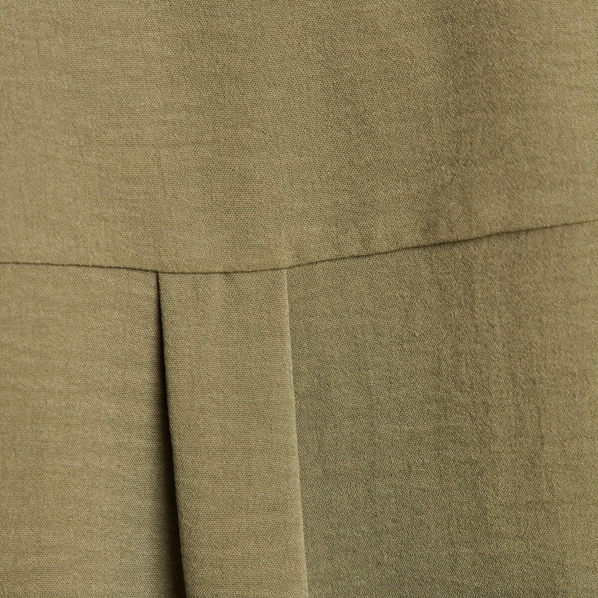 Blouse manches 3/4 vert kaki femme