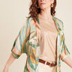 Veste esprit kimono multicolore femme