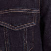 Veste cintr&eacute;e courte en jean denim brut femme