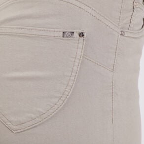 pantalon leger taille standard 78eme vert clair femme Pantalon léger taille standard 7/8ème vert clair femme