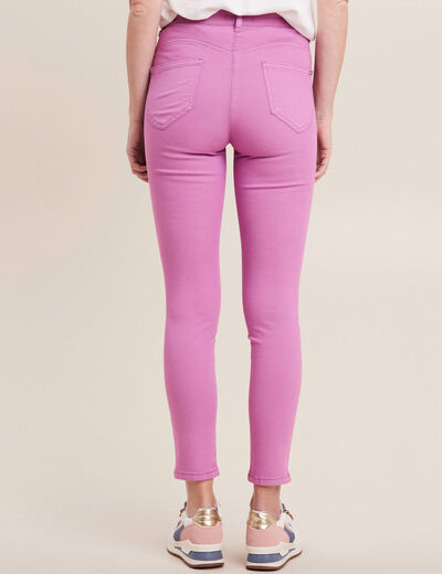 Pantalon magique Le L&eacute;ger coupe ajust&eacute;e mauve femme