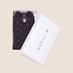 Coffret pochette t&eacute;l&eacute;phone clout&eacute;e noir femme