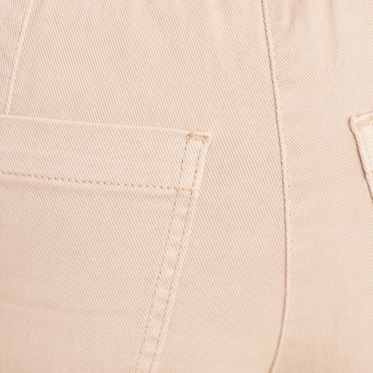 Jean coupe mom 7/8&egrave;me denim beige femme