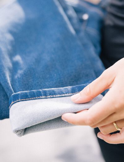 Jean magique Le Chaud denim brut femme