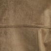 Veste ample col montant doubl&eacute;e vert kaki femme