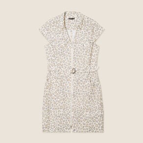 robe droite zippee blanc femme Robe droite zippée blanc femme