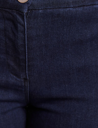 Jean ajusté denim brut denim brut femme