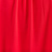 Robe courte &eacute;vas&eacute;e sans manches col rond rouge fluo femme