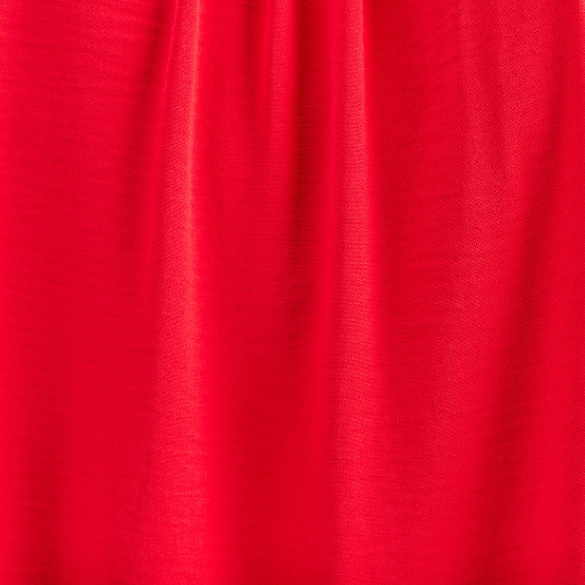 Robe courte &eacute;vas&eacute;e sans manches col rond rouge fluo femme