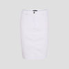 Jupe droite en jean blanc femme