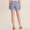 Short droit taille standard denim baby bleu femme